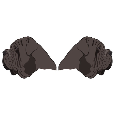 Signmission Neapolitan Mastiff Dog Decal, Dog Lover Decor Vinyl Sticker D-24-Neapolitan Mastiff